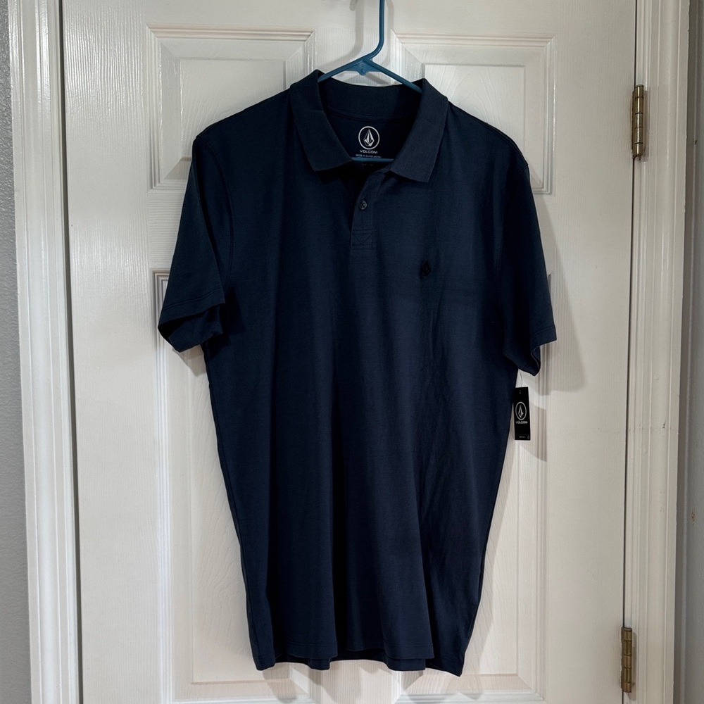Volcom Dark Blue Polo Shirt